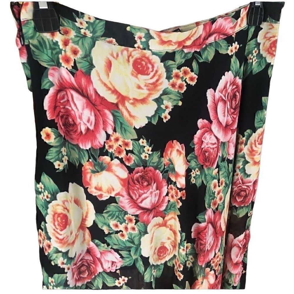 Forever 21 Floral Maxi Skirt M-EUC - Picture 6 of 6